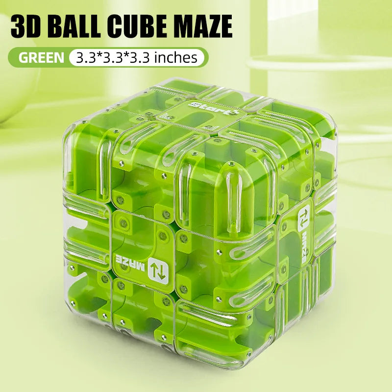 3D Maze Magic Cube &ndash; Educational Stress Relief Puzzle Toy BZS00614 G