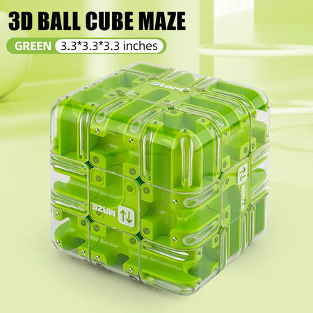 3D Maze Magic Cube &ndash; Educational Stress Relief Puzzle Toy BZS00614 G