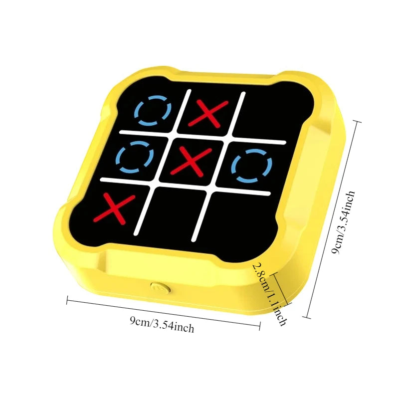 Electronic Tic Tac Toe Strategy Game for Kids - Interactive Parent-Child Brain Development Toy