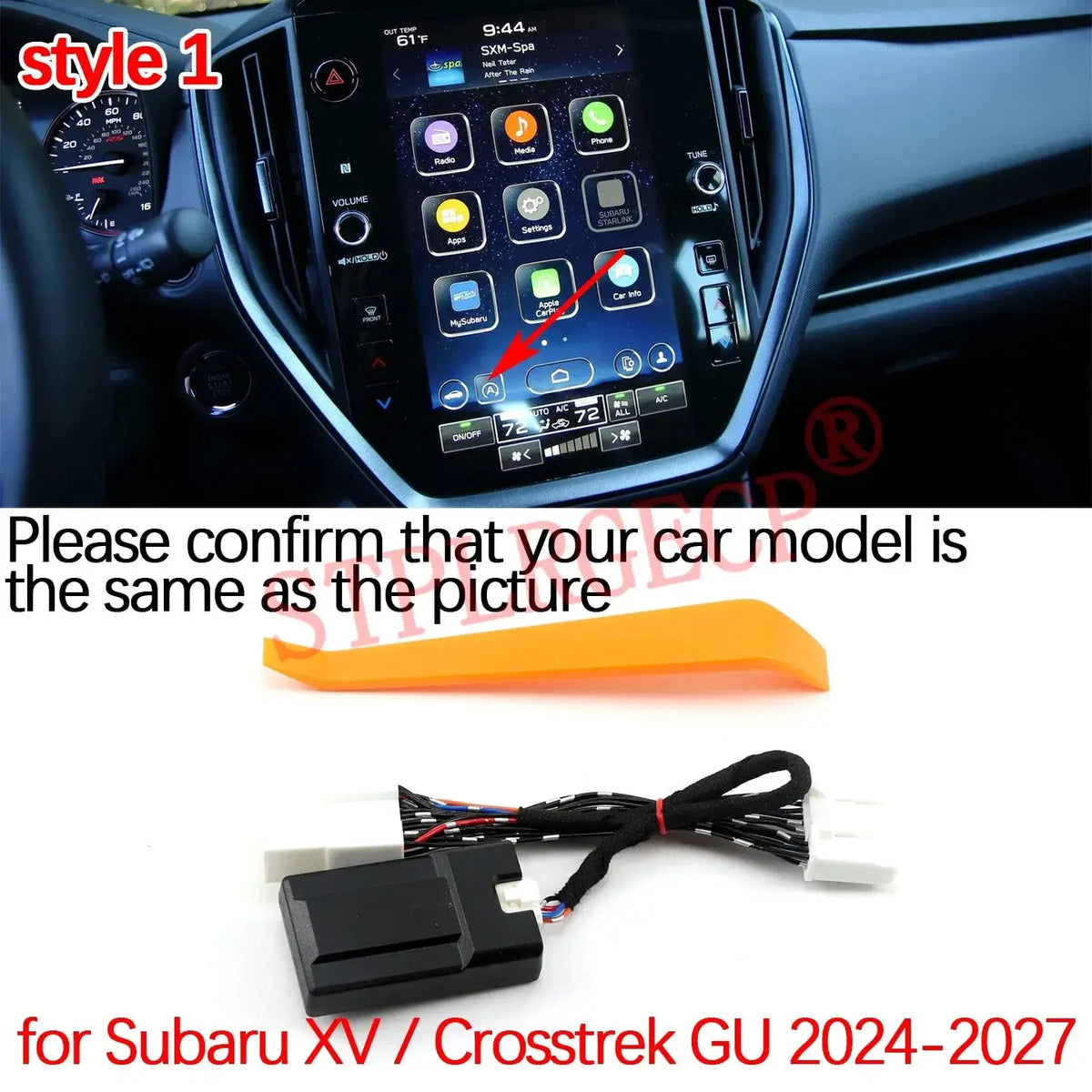 For Subaru Impreza XV Crosstrek GU 2024-2027 Automatic Stop Start Engine System Off Cable Plug and Play Eliminator by InterCyprus Trading Ltd