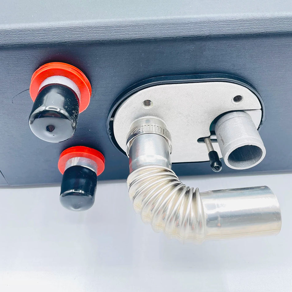 Rostfritt Stål Parkeringsvärmare Avgaspipa för Diesel 60cm, 120cm, 200cm, 300cm