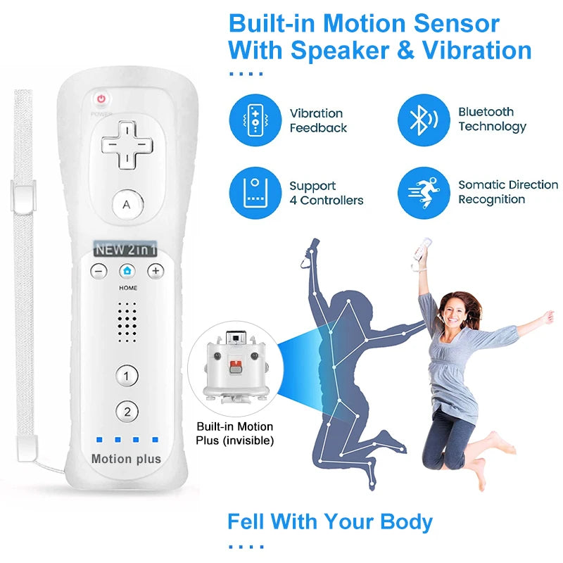 ZB063-67 Wii Remote With Nunchuck Built-In Motion Plus