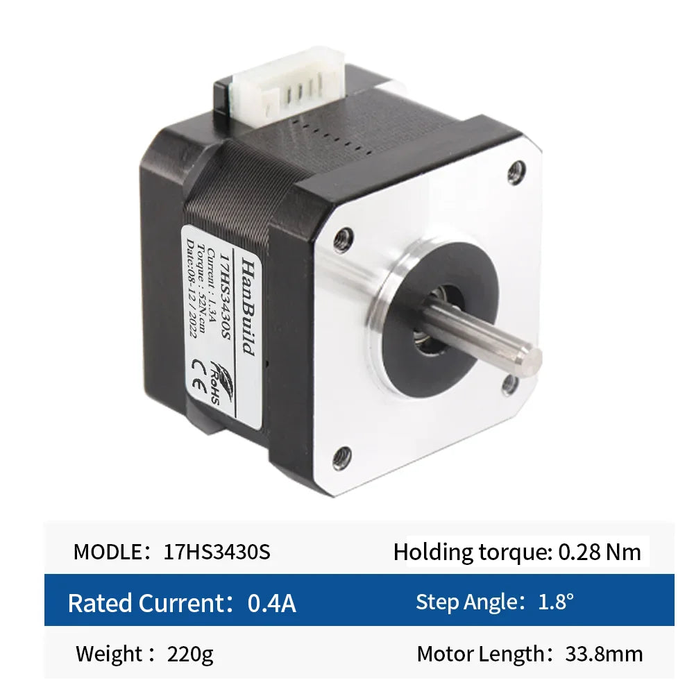 17HS3430S Nema 17 Stepper Motor &ndash; High Torque Performance for 3D Printing