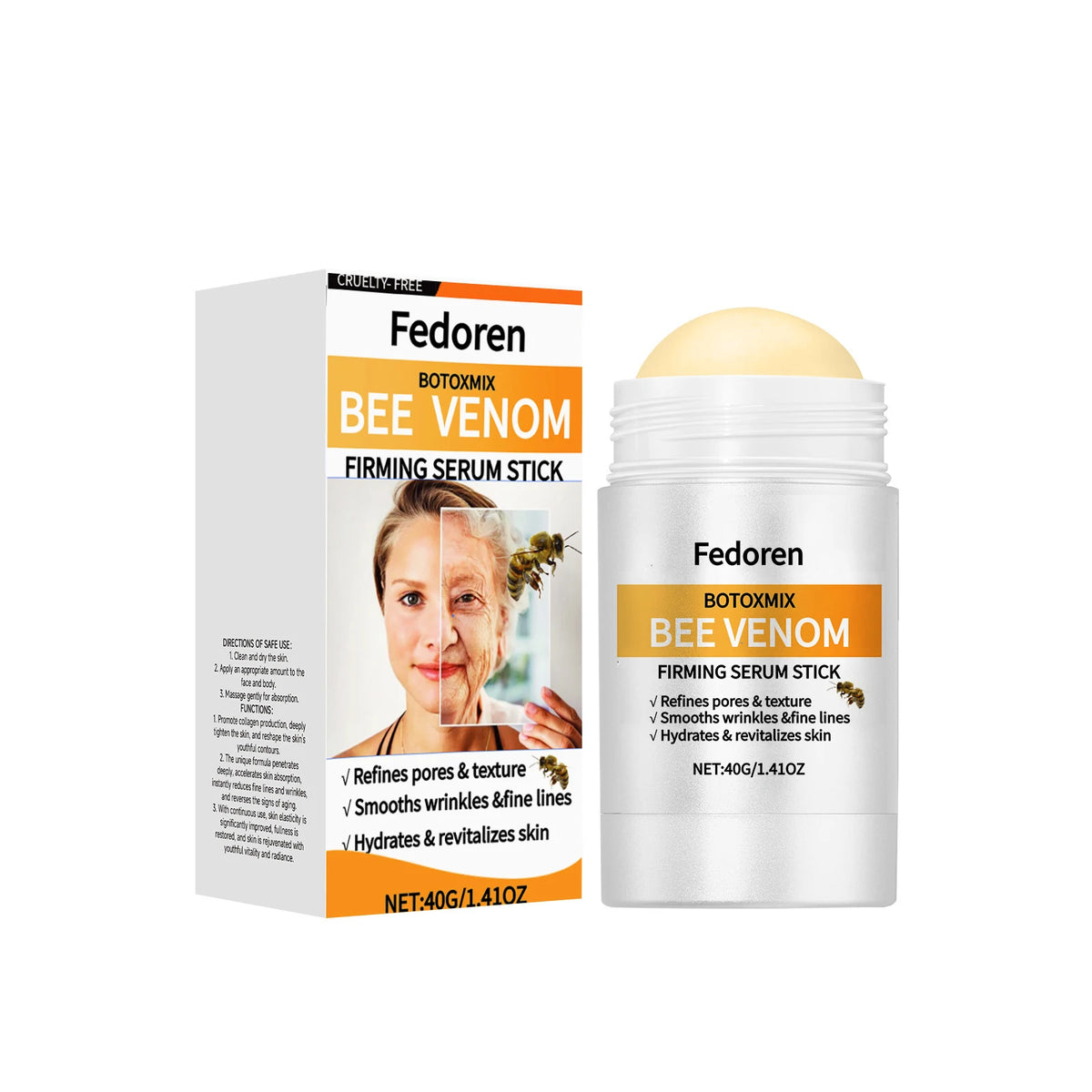 Bee Venom Firming Cream Stick &ndash; Powerful Anti-Aging Serum 40g