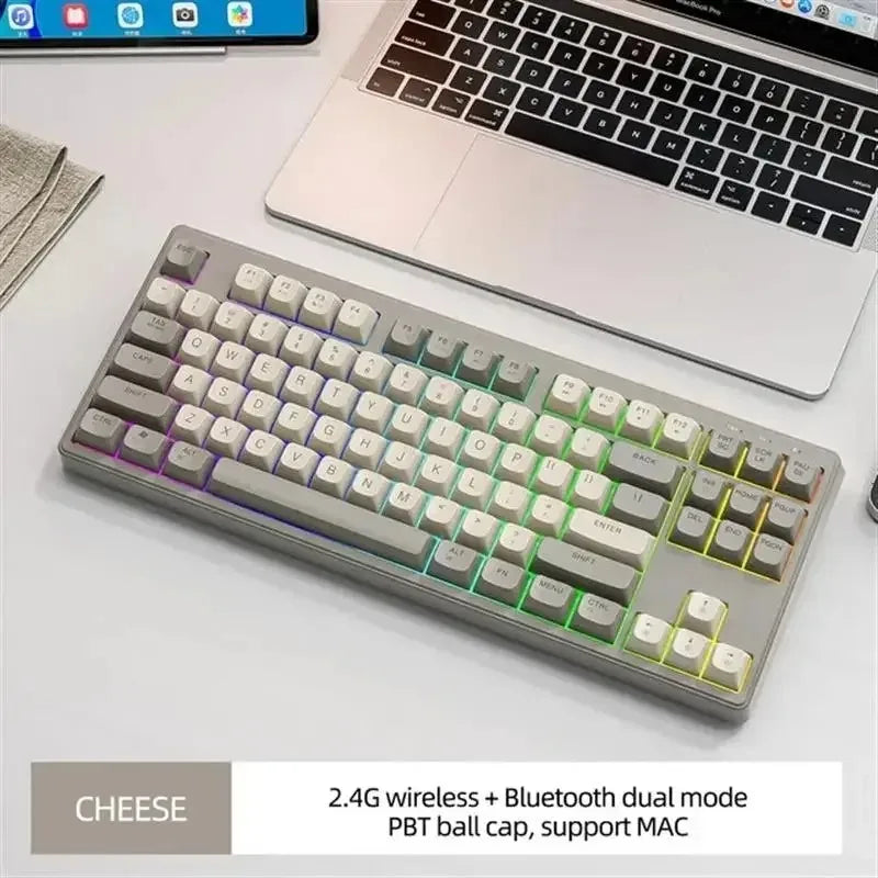 M87 Wireless Keyboard Gaming - Dual Mode Bluetooth RGB Cheese