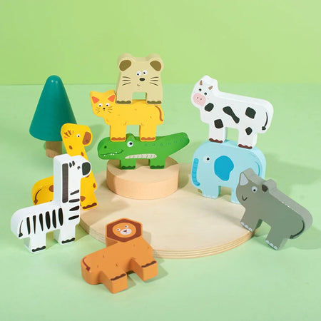 Animal Balance Jenga &ndash; Promotes Fine Motor Skills Mastery NB210C1