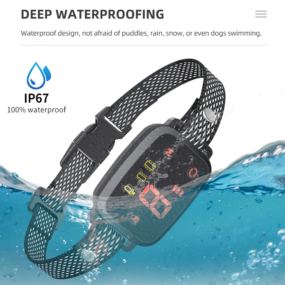 HD Digital Display Anti Bark Dog Collar &ndash; No Remote Control