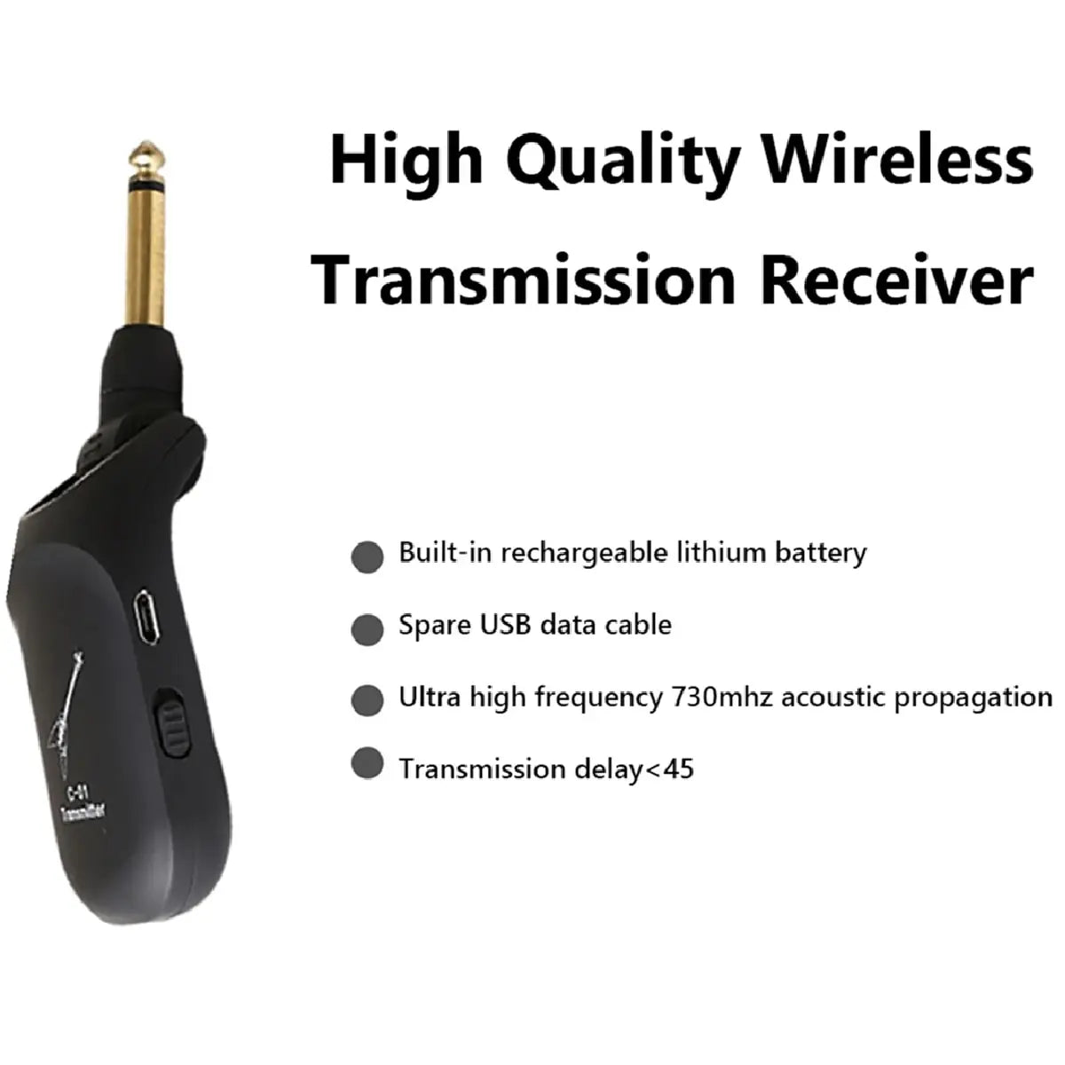 Guitar Wireless System C01 USB Receiver &ndash; Rechargeable