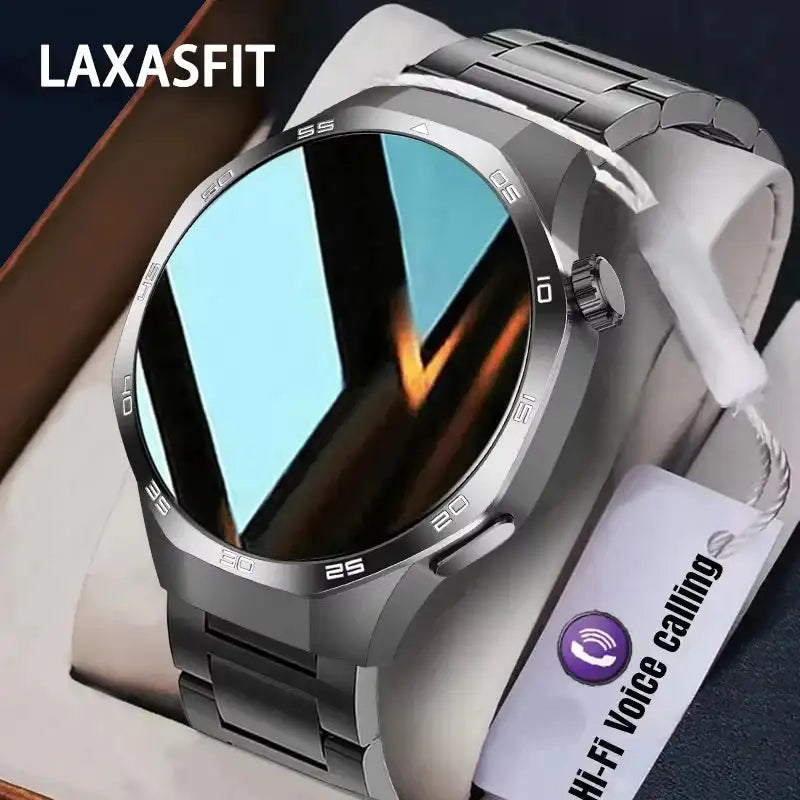 LAXASFIT 2025 Smart Watch Men Women NFC Heart Rate Tracker
