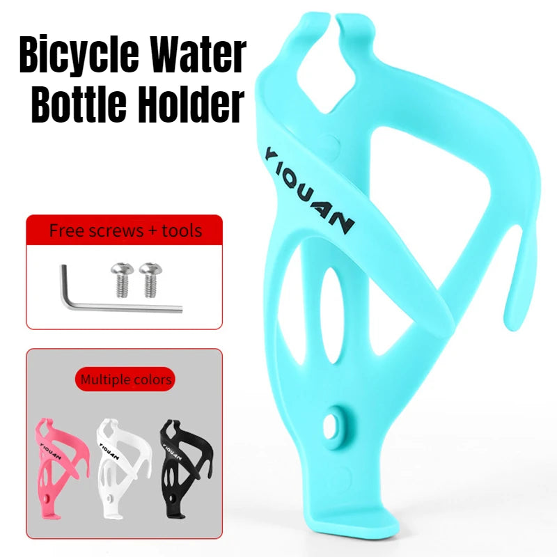 Bicycle Bottle Holder With Rubber Material, Lightweight Under 75g