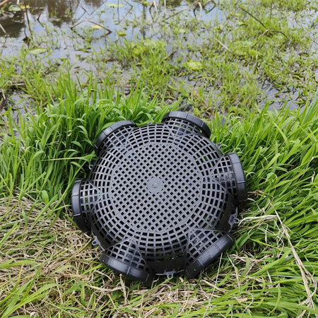Durable Black Fish and Crayfish Catcher Net - Outdoor Fishing Trap