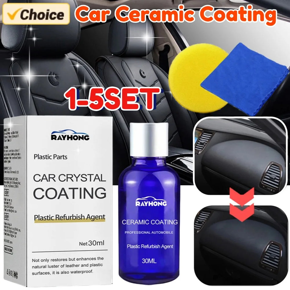 30ml Bilplast Förnyelse Keramisk Beläggning Med Svamp