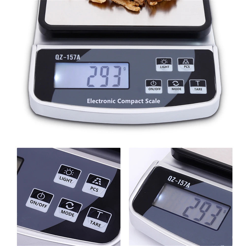 Waterproof Kitchen Scale 15KG/3KG