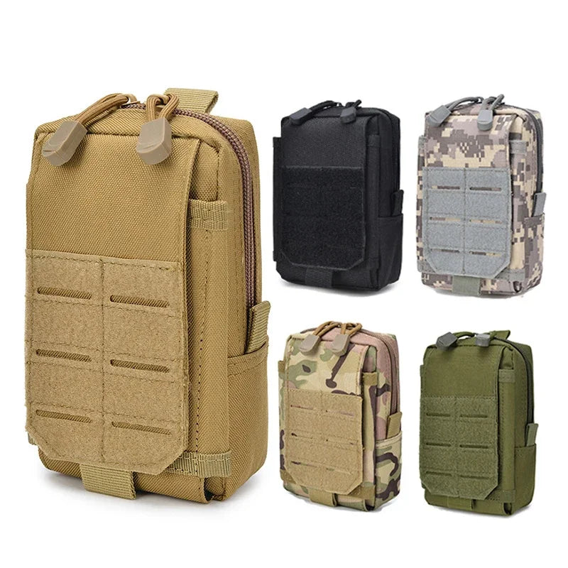 Taktická Molle taška z nylonu 1000D s designem s více kapsami