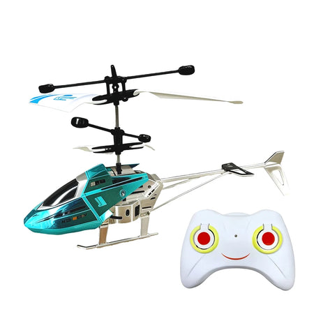 Remote Controlled Airplane Model &ndash; Drop Resistant Design for Kids Blue
