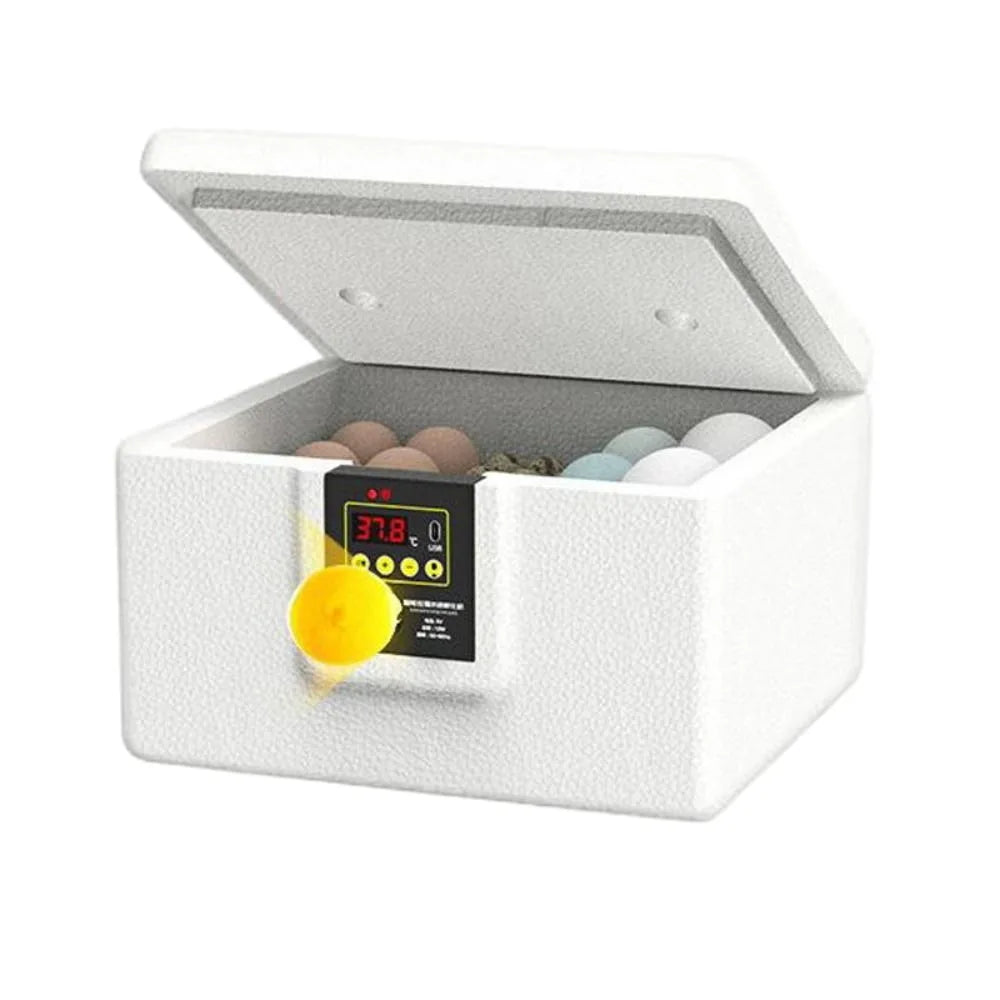24-Hour Thermostatic Egg Incubator - Quiet Operation
