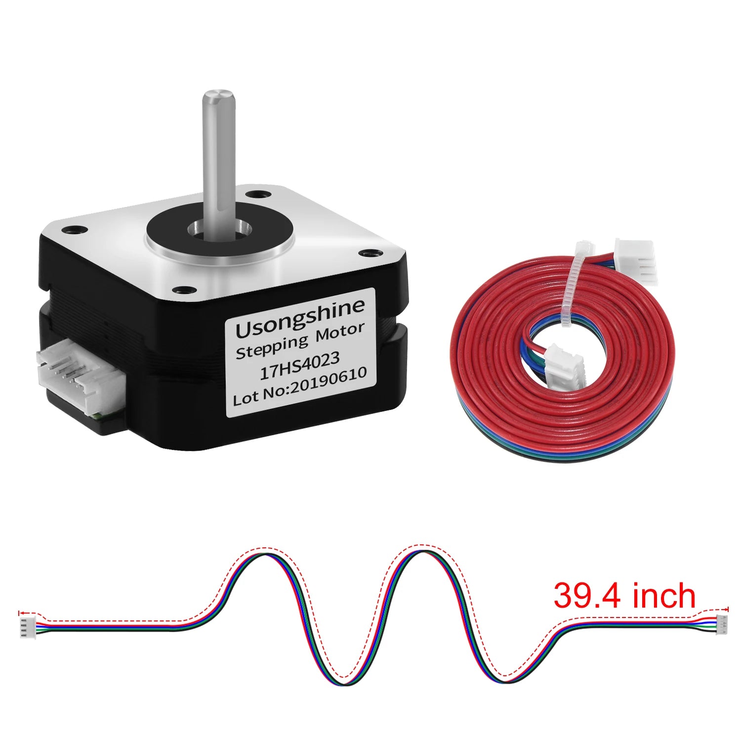 Nema17 17HS4023 Stepper Motor &ndash; Exceptional Precision for 3D Printing 1PCS XH2.54 / CHINA
