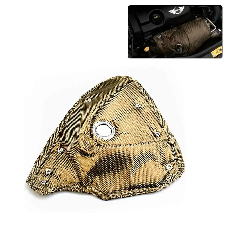 TITANIUM Auto Turbine Cover Turbo Heat Shield For BMW MINI N14 N18 Mini R55 R56 1.6T by InterCyprus Trading Ltd