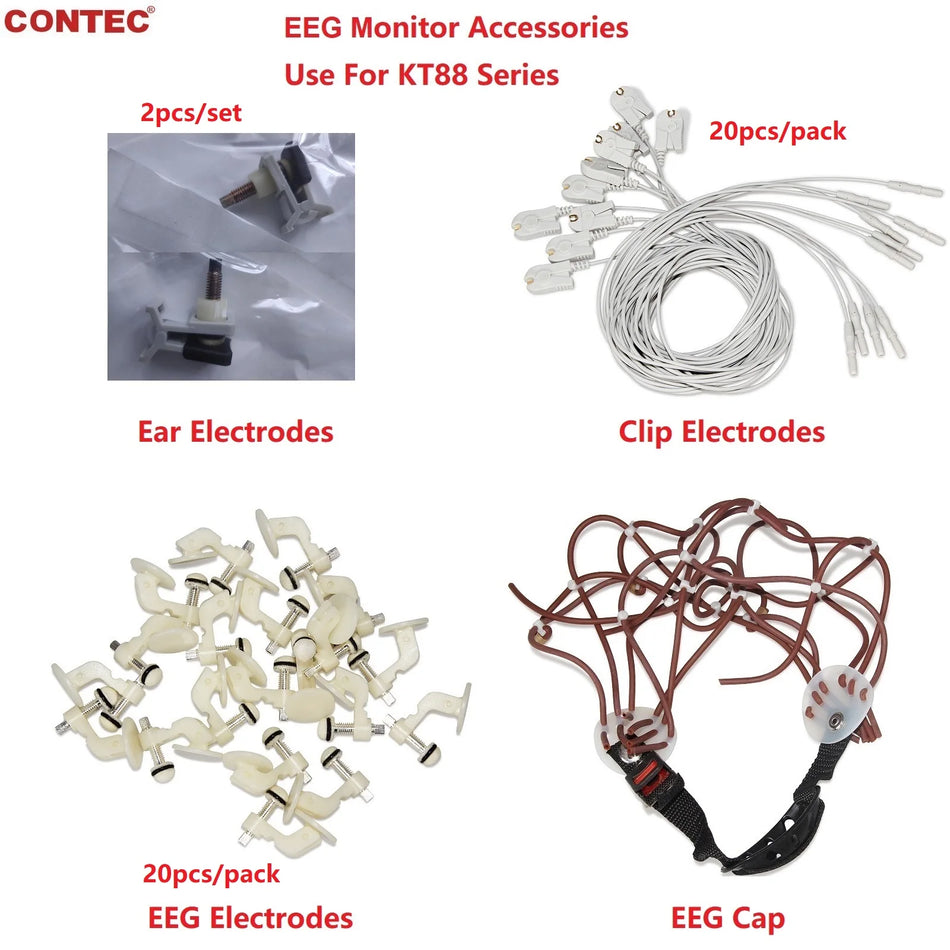 Contec KT88 EEG Monitor Accessories Set Cap And Electrodes
