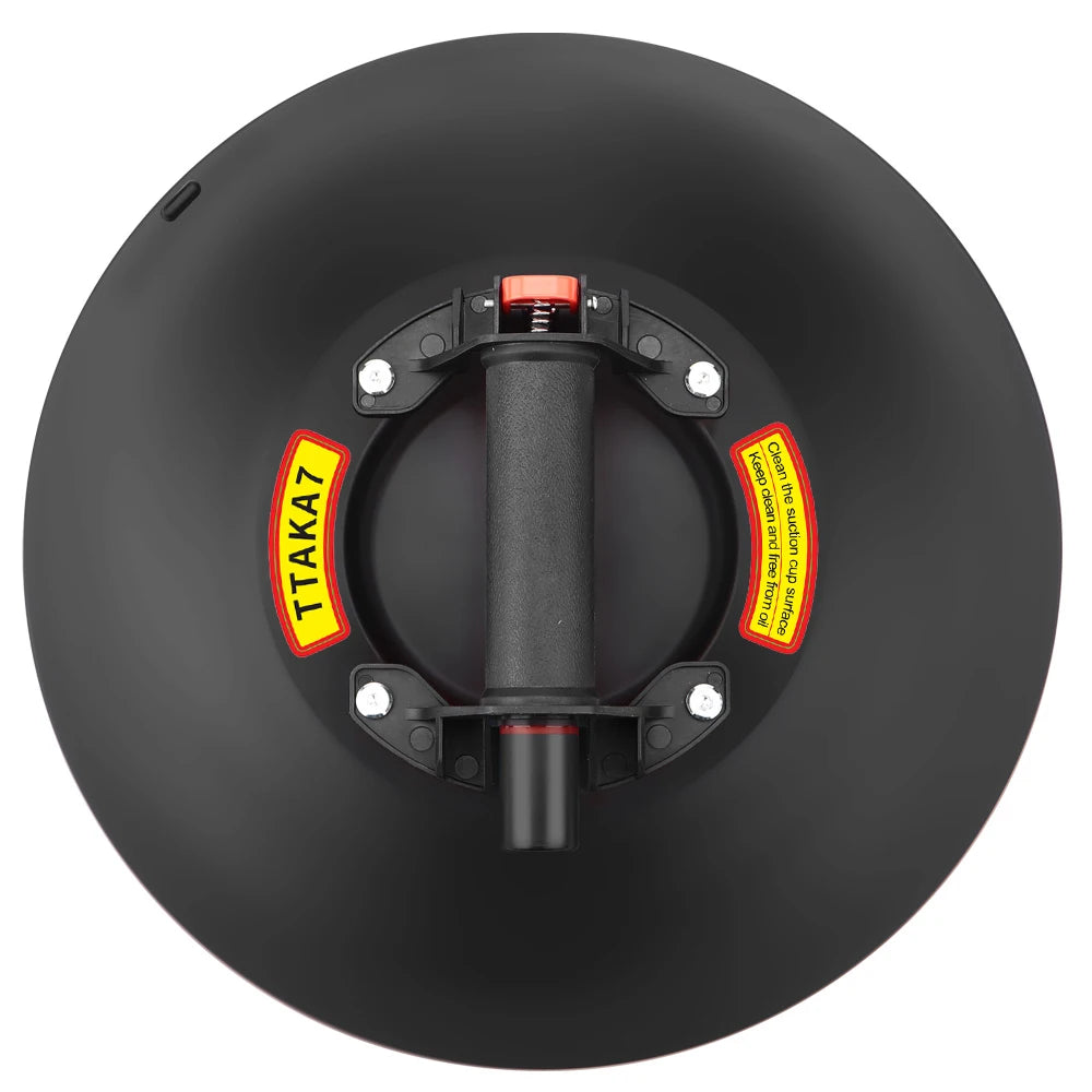 8 Inch Electric Vacuum Suction Cup Lifter &ndash; 250Kg Capacity black