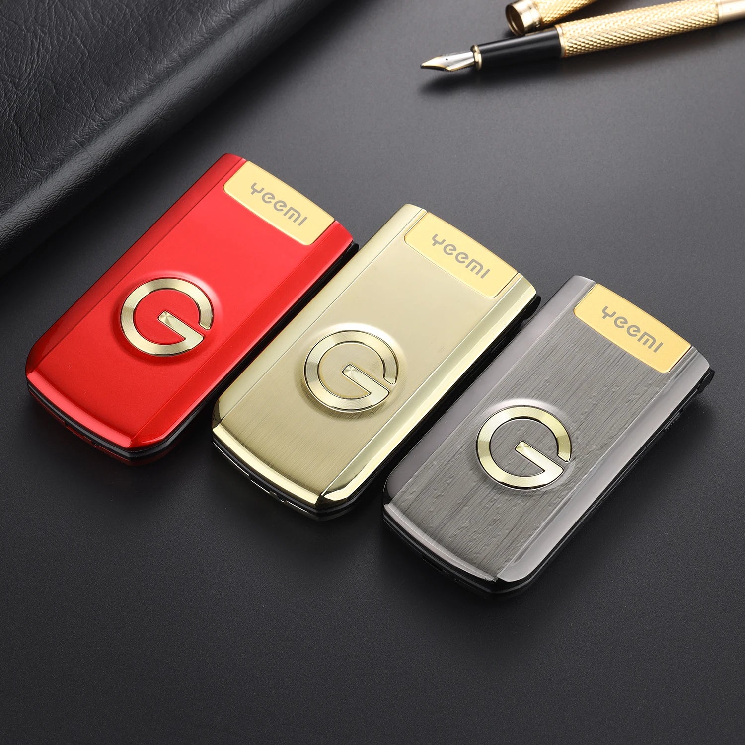 Metal Body Large Screen Flip Senior Phone &ndash; SOS Dial