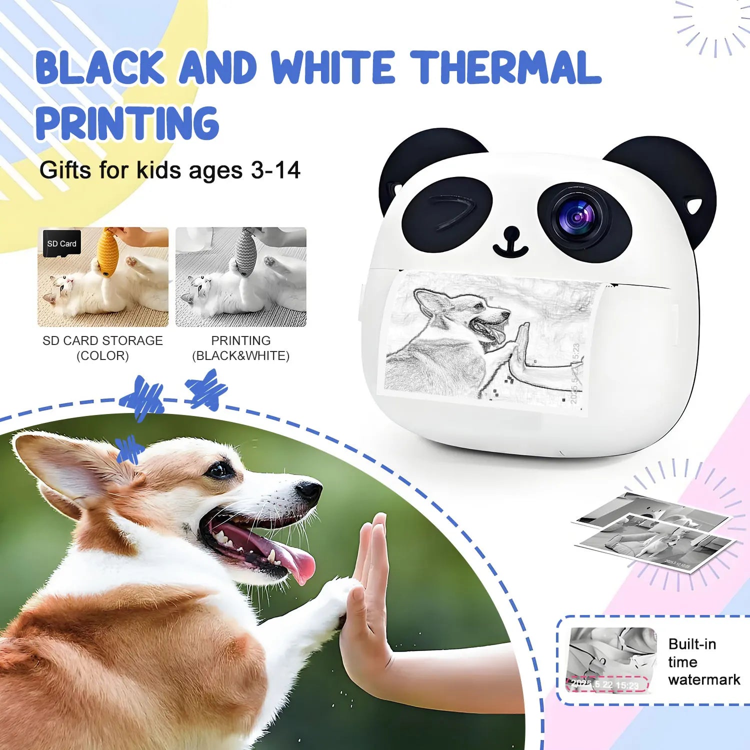 Portable Mini Pocket Thermal Printer Kit &ndash; Bluetooth Print