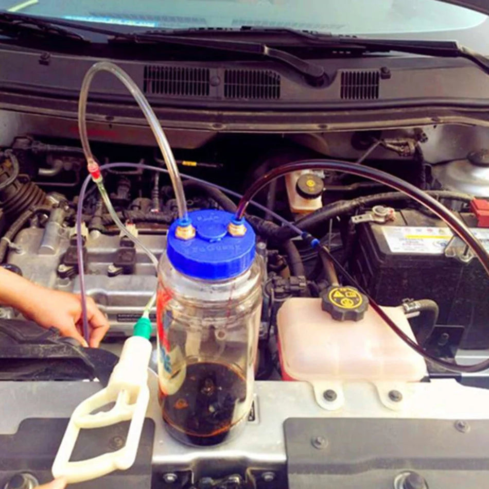 2L Насос для замены масла с прокачкой тормозов, универсальный инструмент для ухода за автомобилем