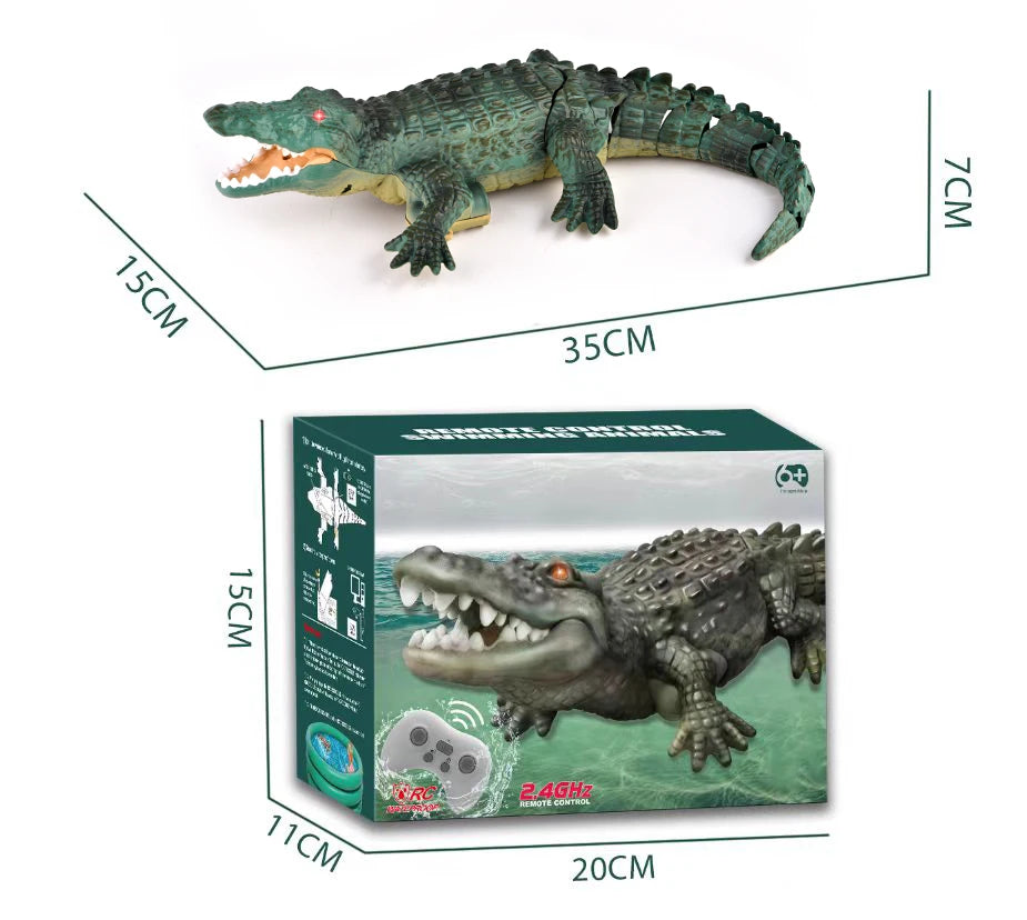 Realistic RC Crocodile &ndash; Waterproof Remote Control Fun for Kids