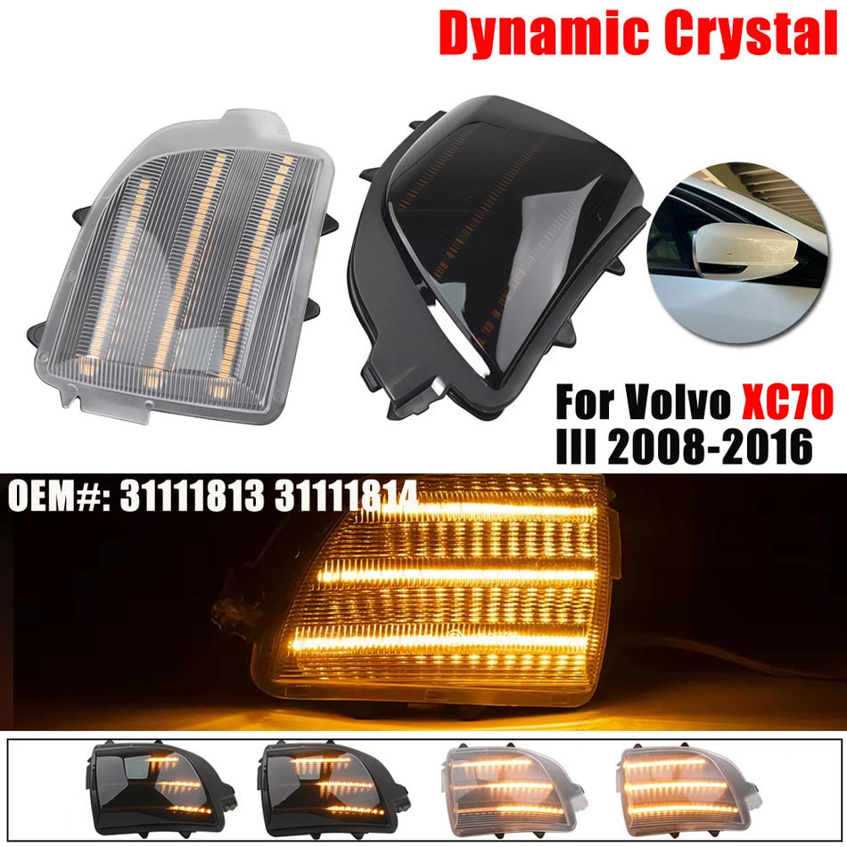 Dynamische LED-Seitenspiegelblinker für Volvo XC90 XC70 2007-2016
