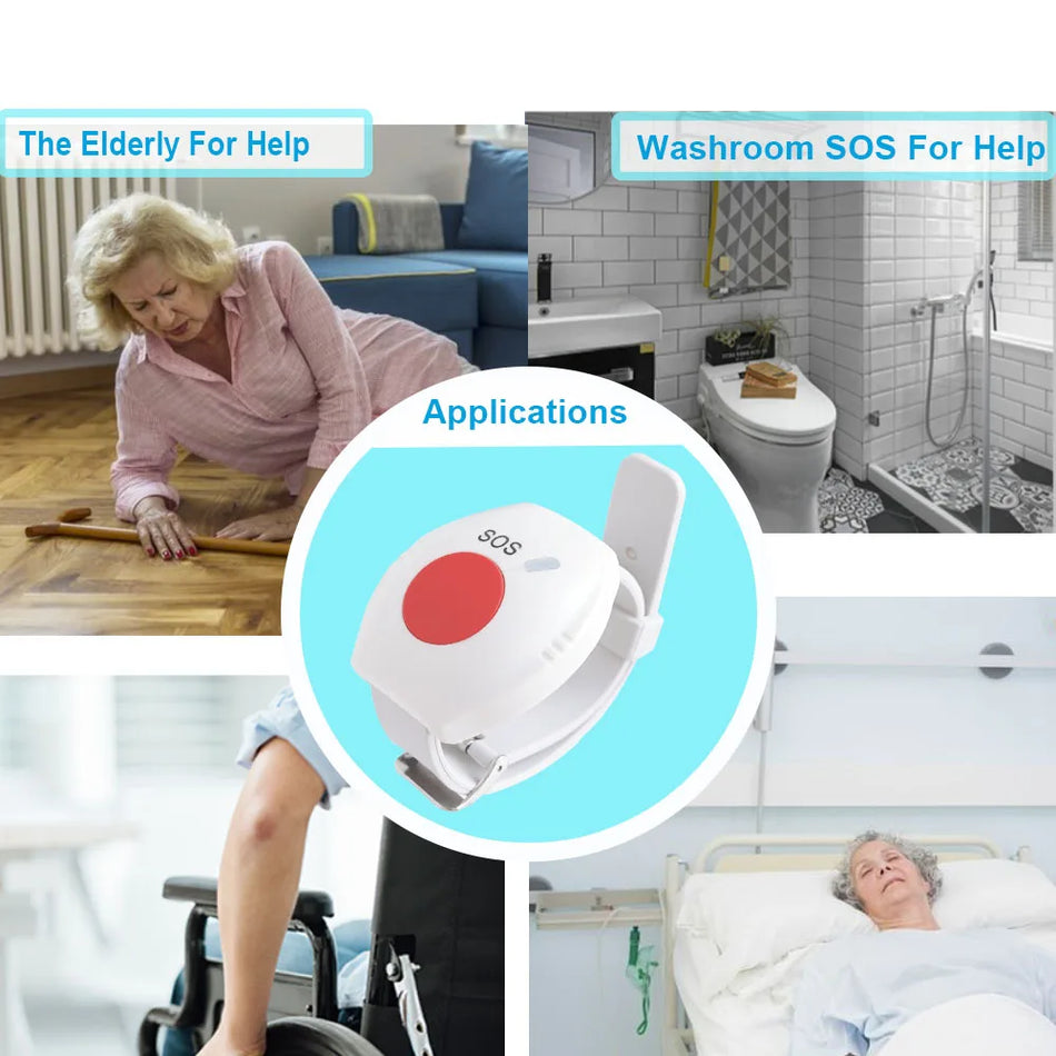 E - WiFi SOS Pager For Elderly Home Emergency Alert System