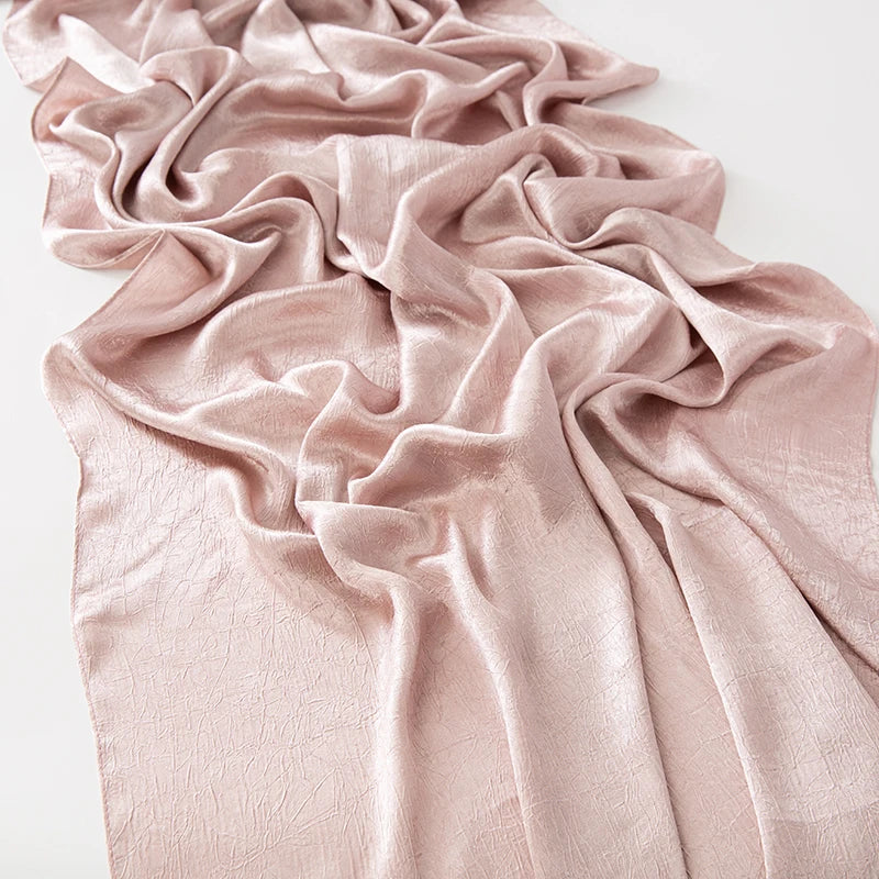 Women Plain Silk Satin Hijab Scarf &ndash; Effortless Elegance and Comfort