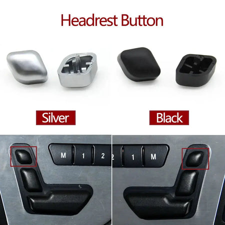 Car Left Right Seat Adjust Switch Control Button Cover Replacement For BENZ C GLK E ML GL Class W204 C204 X204 W212 W207 W166 by InterCyprus Trading Ltd
