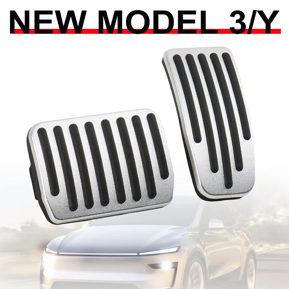 Aluminijasti nedrseči pedalni blazinici za Tesla Model 3 Highland Model Y Juniper