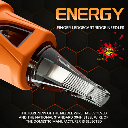 BIGWASP 20PCS Tattoo Cartridge Needles RL RS M1 RM &ndash; Sterile