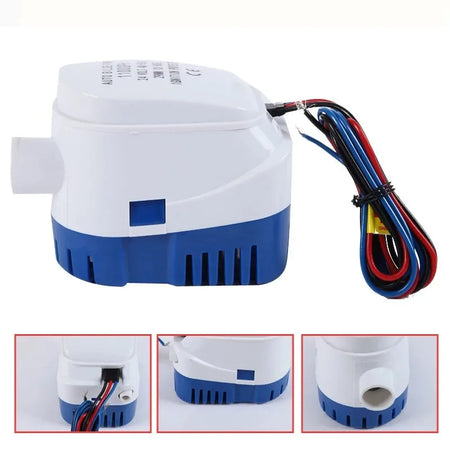 12V Bilge Pump 1100GPH - Automatic Submersible Yacht Pump