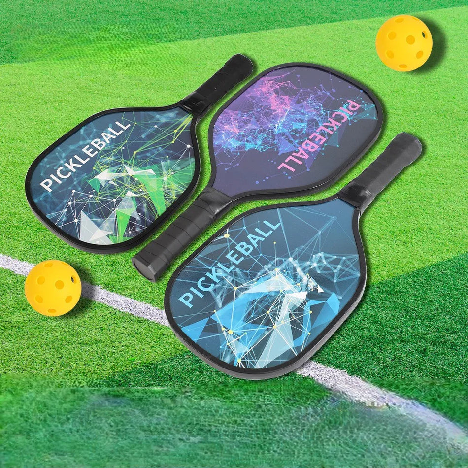 Leichter Pickleball Schlägersatz mit 2 Schlägern und 4 Bällen