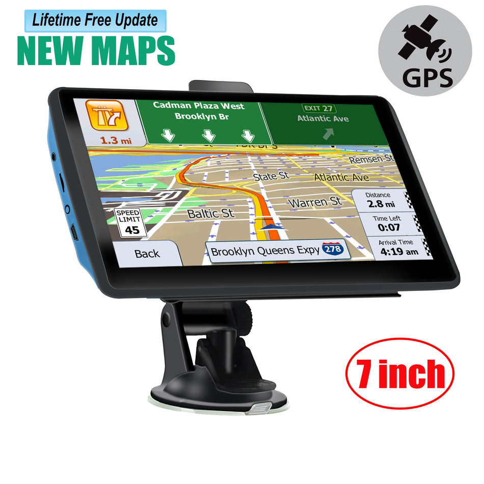 WEEKJOOY 7 Inch GPS Navigation &ndash; Free Map Updates for Europe and North America