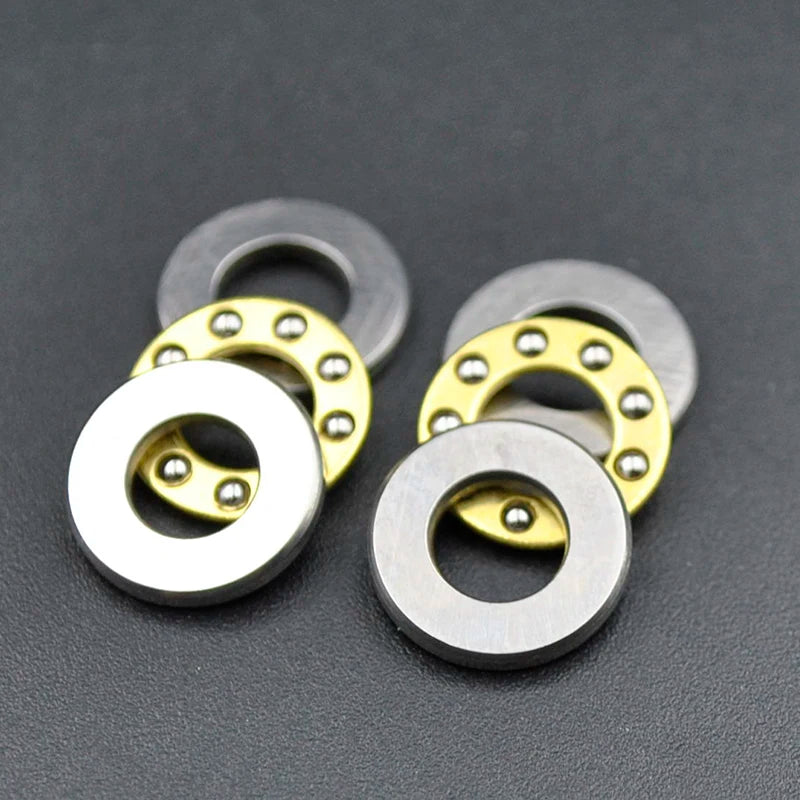 F5-10M Thrust Ball Bearings 5x12x4mm - Mini Axial Bearings CHINA / 2Pcs