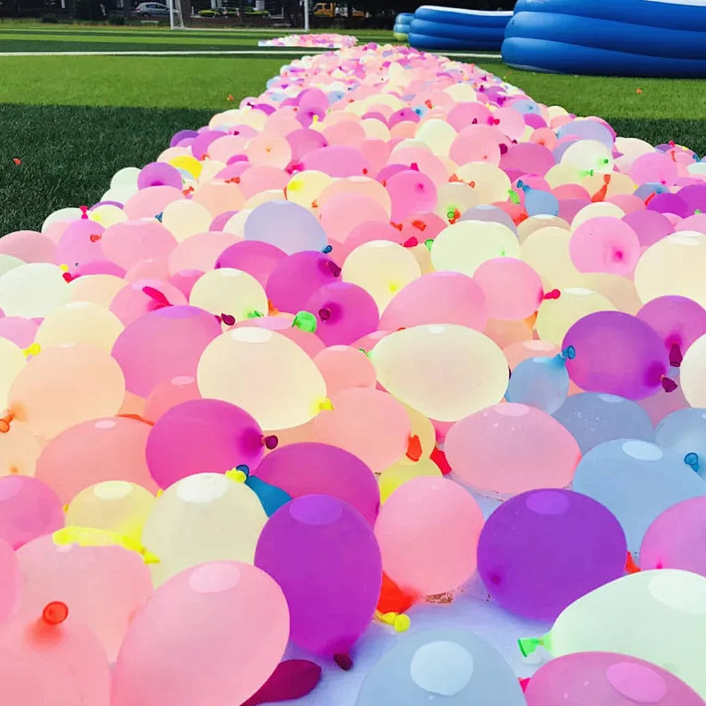 Rapid Fill Water Balloons for Kids &amp; Adults - 111pcs Set for Ultimate Summer Fun &amp; Beach Water Fights