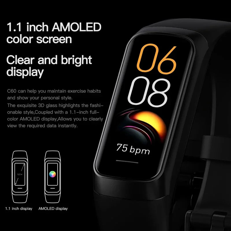 Amoled Color Screen Smart Watch &ndash; Heart Rate And SpO2