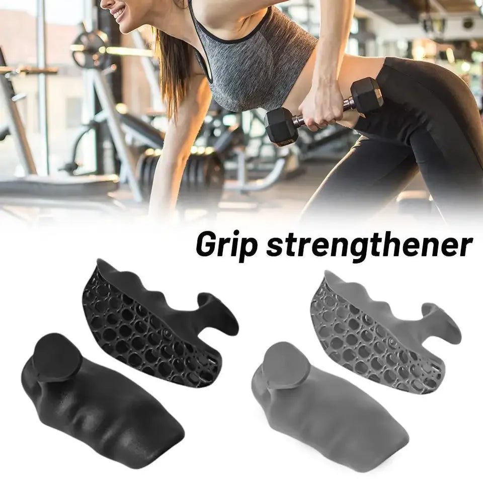 2Pcs Grip Strengthener Fingerless Weight Lifting Gloves for Bodybuilding &amp; Fitness