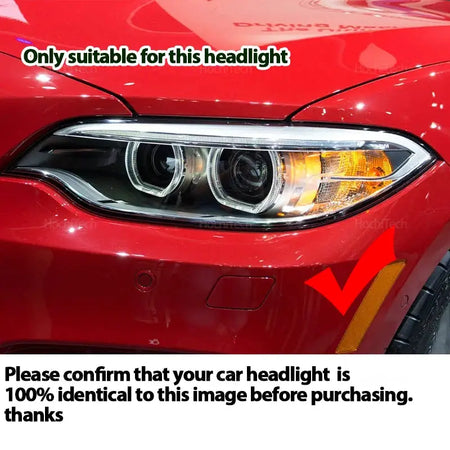 Yellow Daytime DRL Light Driving LED Angel Eye Maker Light Board for BMW 2 Series F22 F23 M240i F87 M2 Pre-facelift 2014-2017 by InterCyprus Trading Ltd