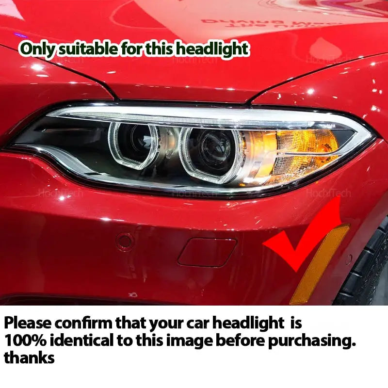 Yellow Daytime DRL Light Driving LED Angel Eye Maker Light Board for BMW 2 Series F22 F23 M240i F87 M2 Pre-facelift 2014-2017 by InterCyprus Trading Ltd
