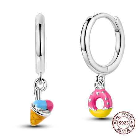 Elegant 925 Sterling Silver Dog Earrings with Zircon and Animal Designs for Women JFE336