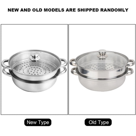 2-Layer Stainless Steel Pot &ndash; Double Boiler and Steamer