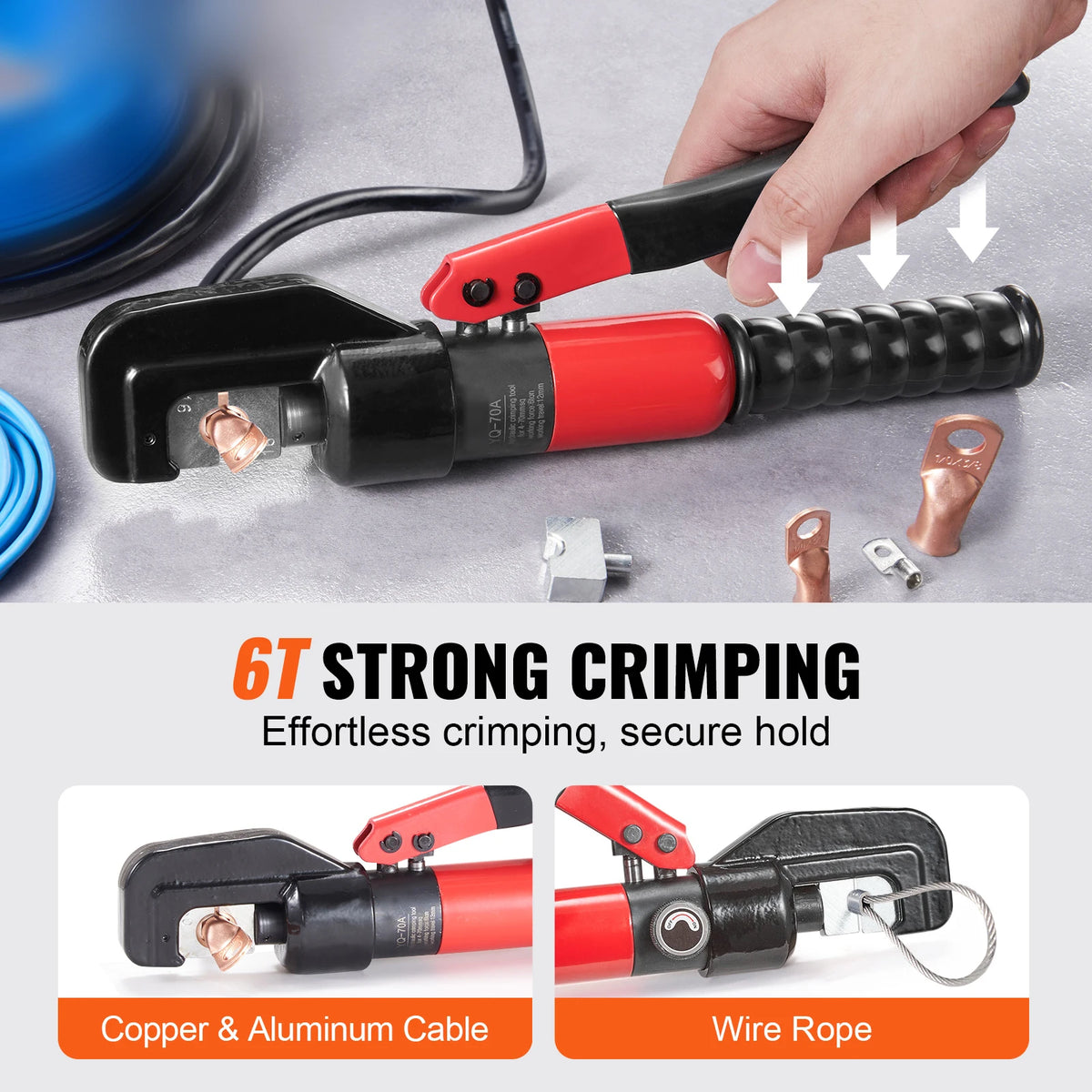 SucceBuy AWG12-2/0 Crimping Tool &ndash; Hydraulic Crimper