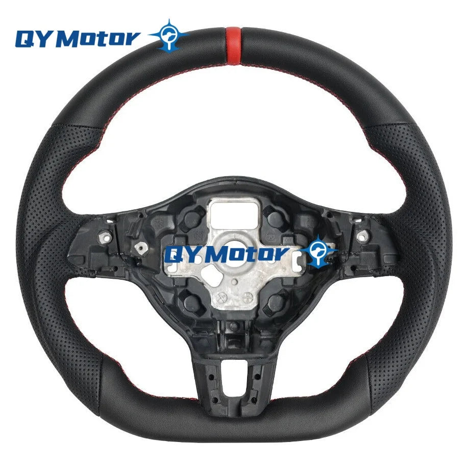 Volkswagen Golf 6 MK6 GTI Δερμάτινο Τιμόνι Με Κόκκινη Λωρίδα