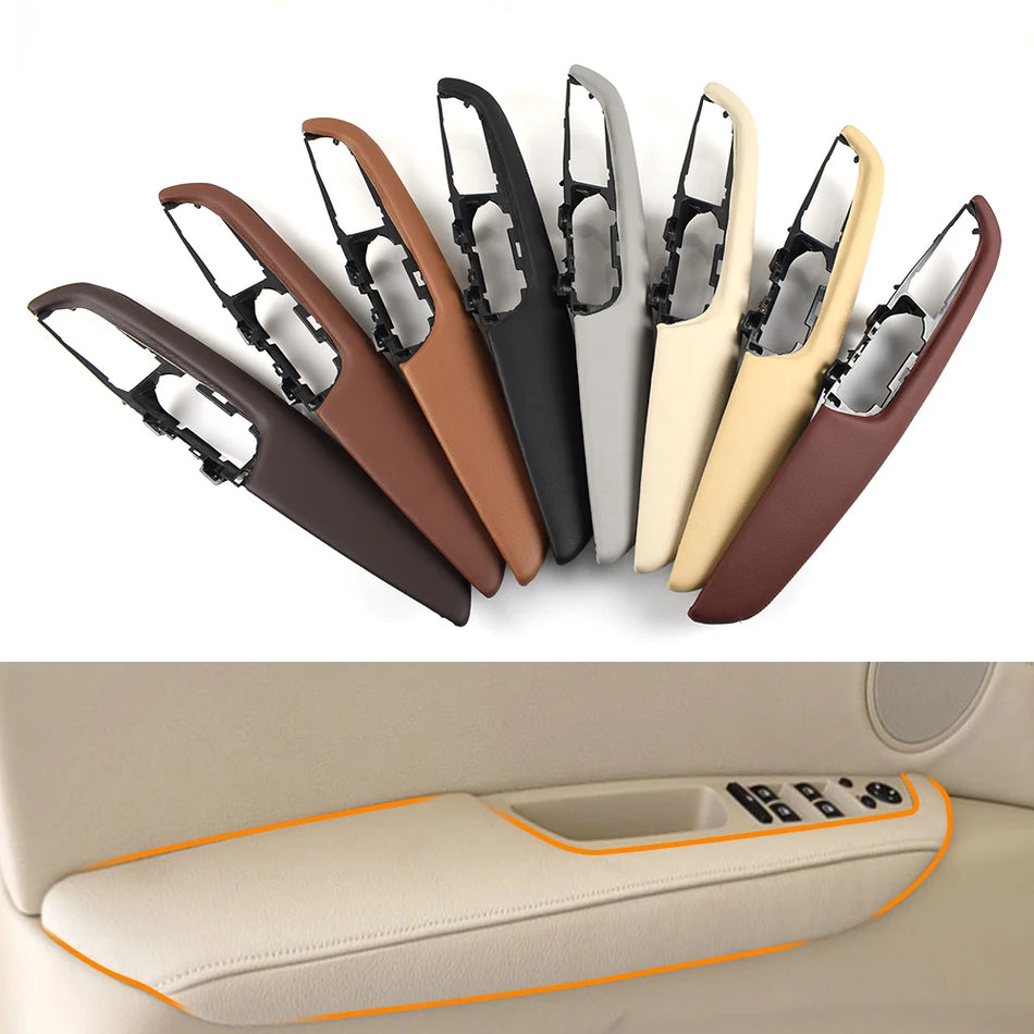 Armrest Front Left Door Handle Outer Frame Bracket for BMW X5 X6 E70 E71 E72 PC ABS Replacement Interior Part
