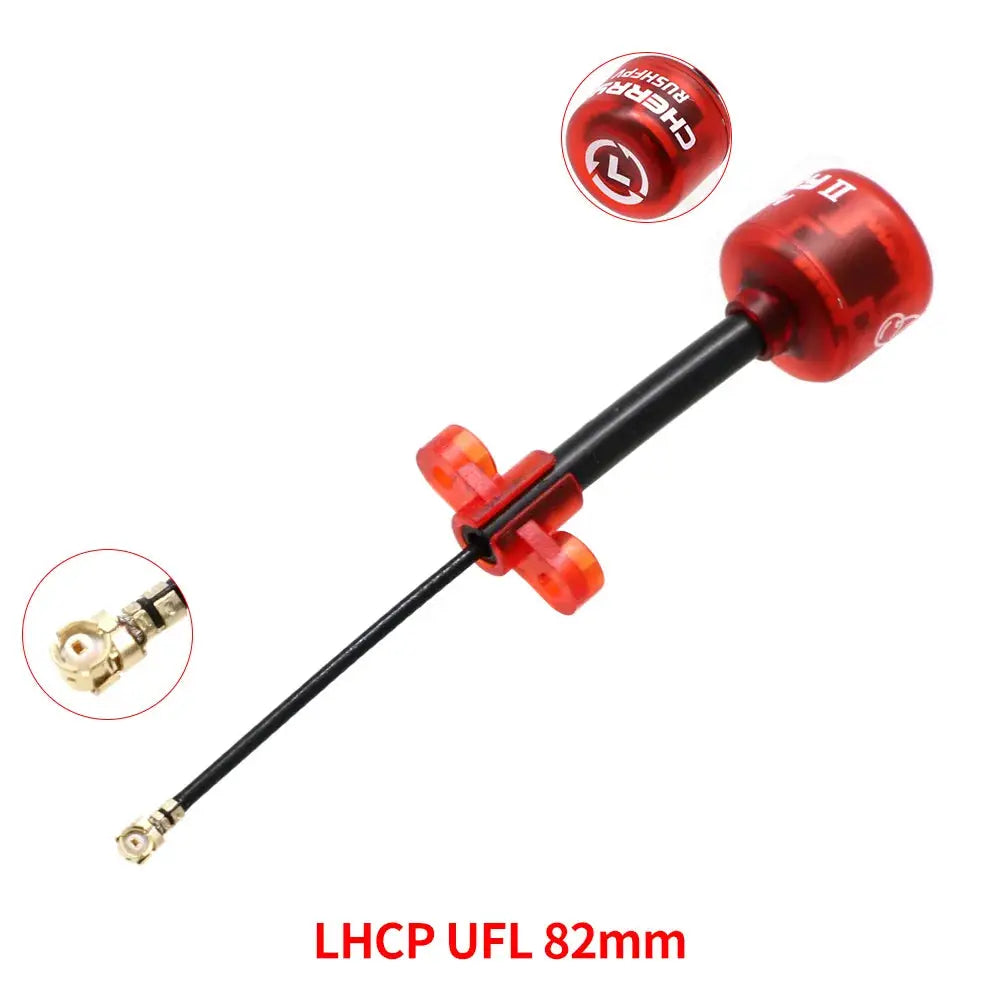 RUSHFPV Cherry 2 II 5.8G 1.8DBI FPV Antenna LHCP RHCP SMA UFL MMCX for FPV Freestyle Analog Digital Drones DIY Parts by InterCyprus Trading Ltd