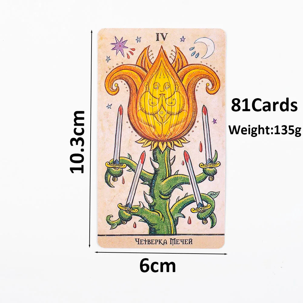Trionfi Della Luna Tarot Cards &ndash; 81 Card Divination Deck